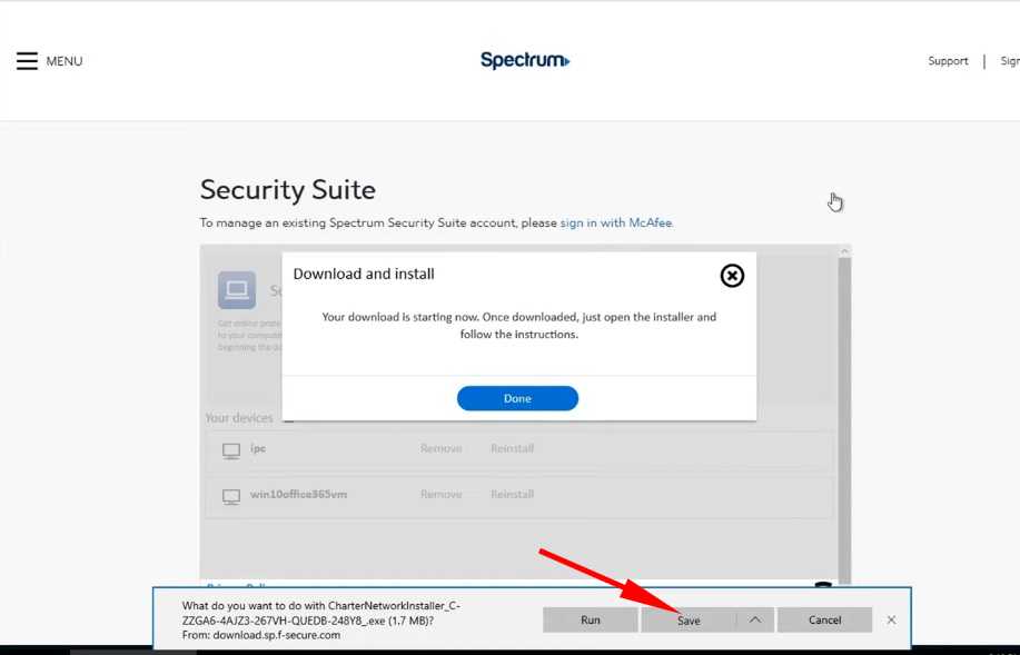 spectrum security suite