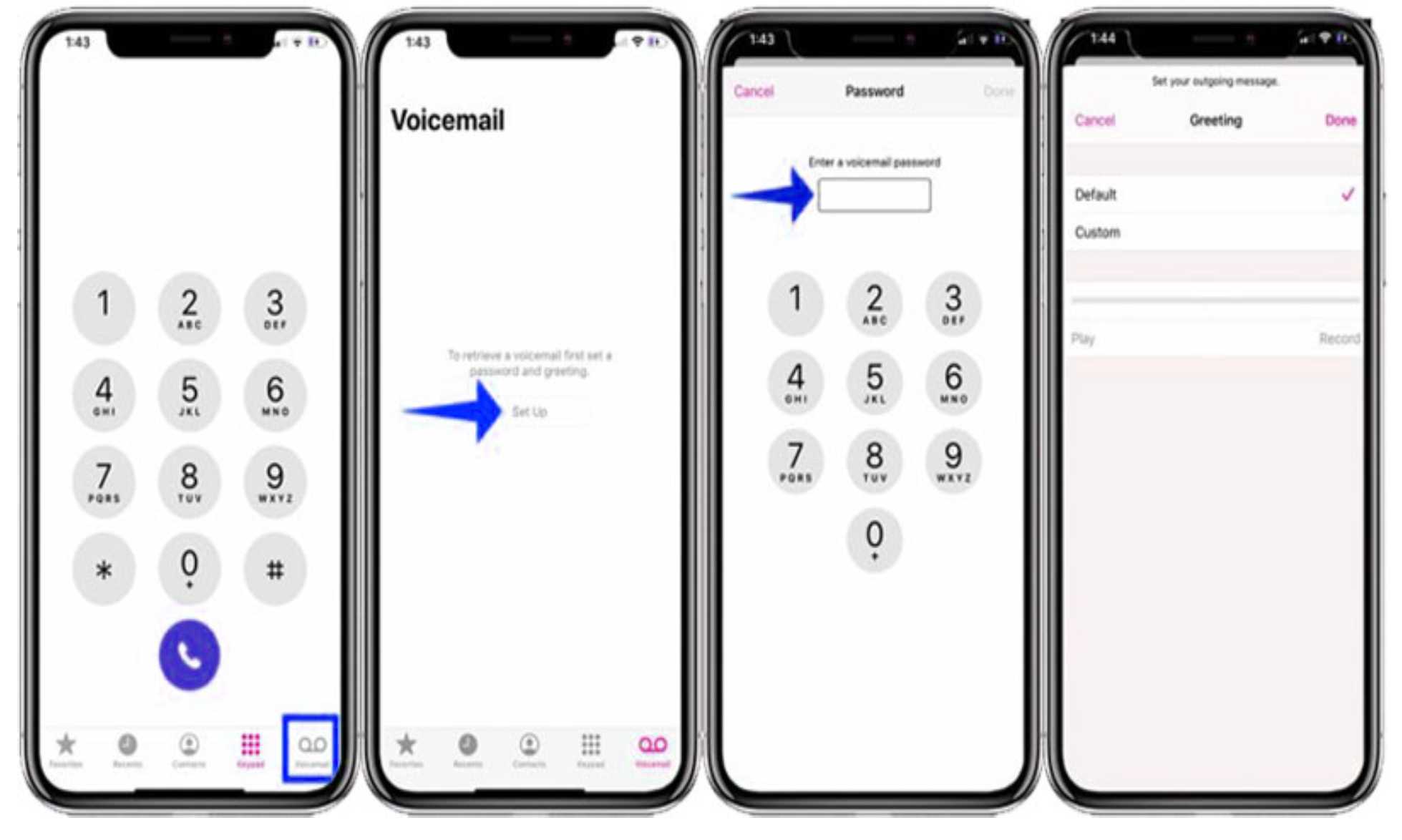 How to set up voicemail on iphone 11