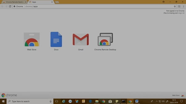 google remote desktop client