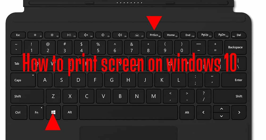 How to print screen on windows 10