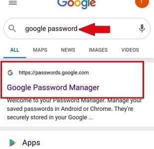 View Saved Passwords Chrome Android