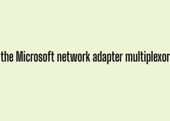 What is the Microsoft network adapter multiplexor protocol