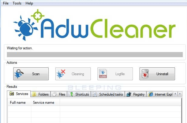 adware cleaner bleeping