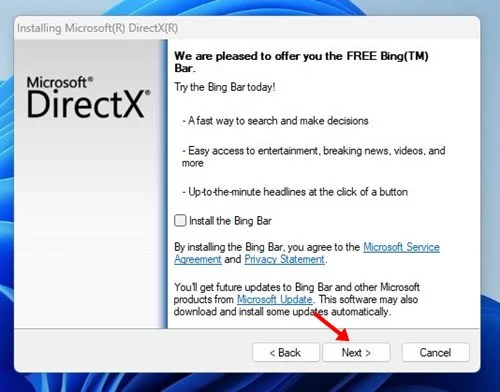 Install DirectX on Windows 11