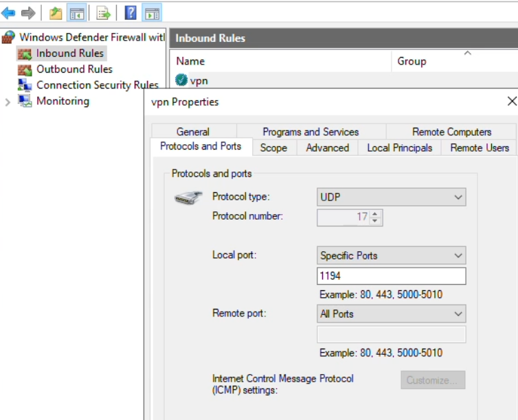 VPN Server on Windows