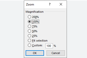 How do you magnify your document
