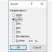How do you magnify your document