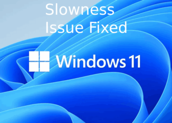 Windows 11 Slowness