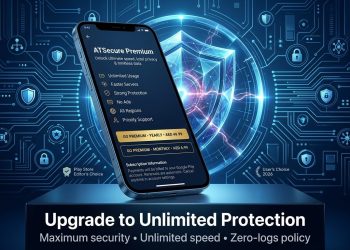 Secure browsing with ATSecure VPN on Android – protect public WiFi and online privacy